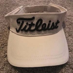 Titleist FJ Golf Visor white